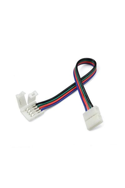Dali Conector pentru bandă LED RGB, 4 contacte, 17 cm, multicolor