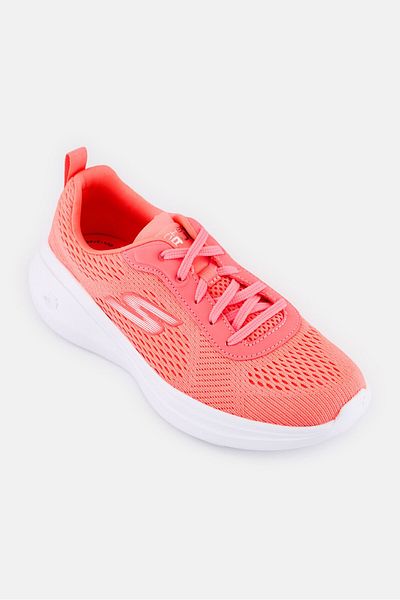 SKECHERS Women Go Run Fast Lace Up Running Shoes, Hot Pink
