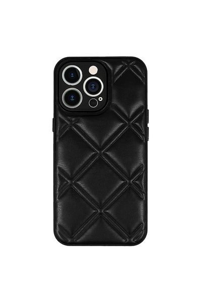 dalip Protective Leather Case Compatible with Samsung Galaxy S23 Ultra, D3, Black