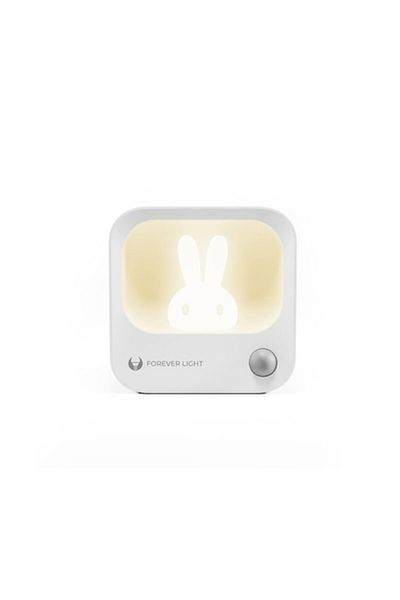 Dali Night light for children, Bunny Lamp, 500 mAh, with hanger, plastic, White