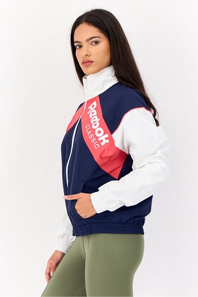 Reebok سترة تدريب رياضية نسائية، متعددة الألوان