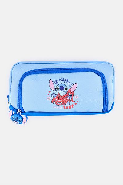 Disney Kids Boy Graphic Print Pencil Case, Blue