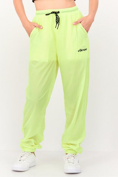 Ellesse x Smiley Women Sportswear Fit Brand Logo Training Track Pants, Neon Yellow