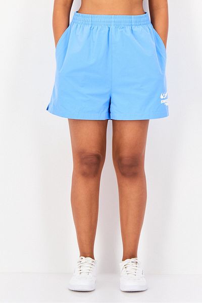Nike Women Standard Fit Training Shorts, Sky Blue