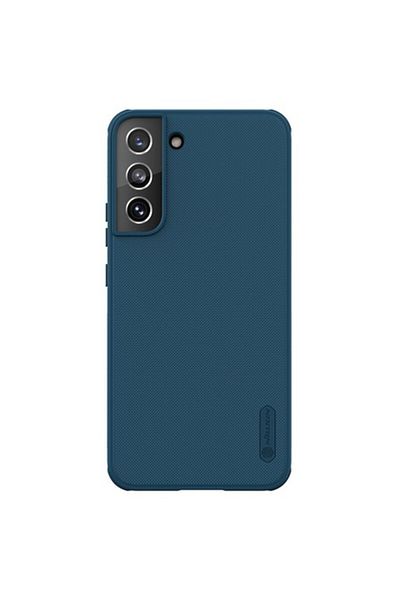 Nillkin Protective Case Compatible with Samsung Galaxy S22 5G, Super Frosted Shield Pro, TPU, Blue