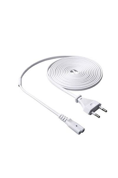 Dali Cablu de alimentare pentru TV, radiocasetă, CEE 7/16 la IEC 320 C7, 3 pini, 10A, 3m, alb