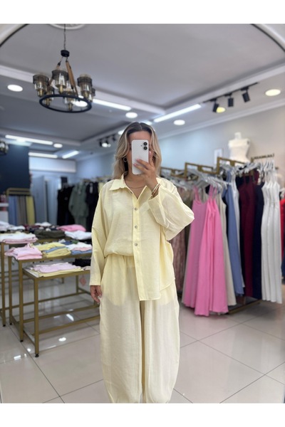 LİSAA BUTİK Women's Premium Shirt Pants Set