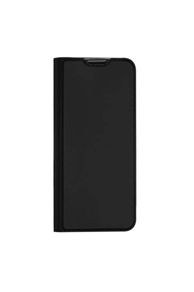 Dali Protective Flip Cover Compatible with Oppo Reno 6 4G, Skin Pro, Leather, Black
