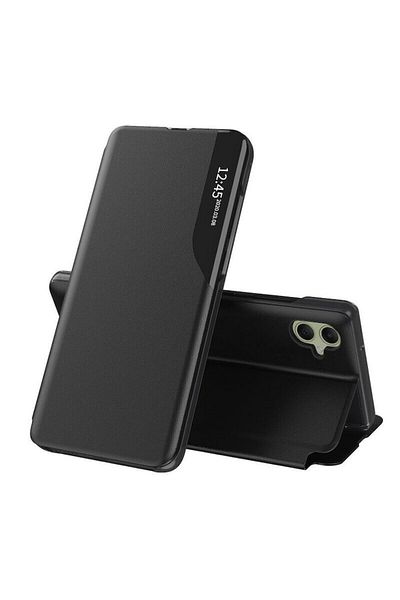 Dali Protective Flip Cover Case Compatible with Samsung Galaxy A05, eFold, -leather, Black