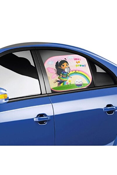 Dali Set 2 parasolare auto cu imprimeu Gabby's Dollhouse, fixare ventuze, 44x36 cm, Multicolor