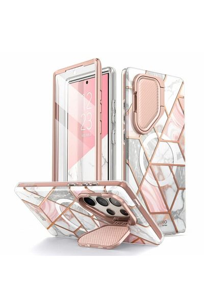 Dali Protective case compatible with Samsung Galaxy S24 Ultra, Cosmo, MagSafe compatible, 360 protection,