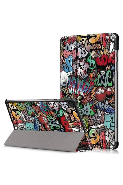 Dali Flip Cover Protective Case for Samsung Galaxy Tab S6 Lite, FoldPro, Stand Type, Leather, Urban V