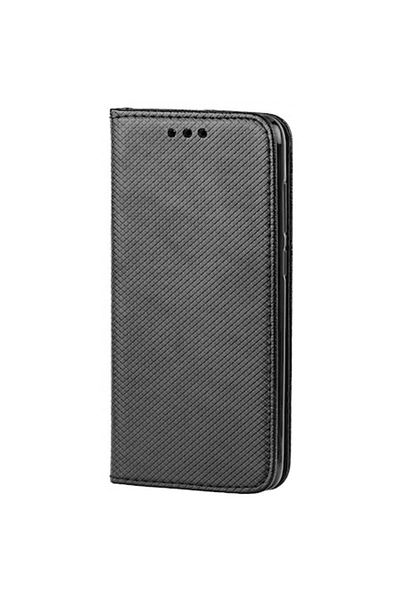 Dali Flip Cover Case Compatible with Motorola Moto G14, Smart Magnet, Leather, Black
