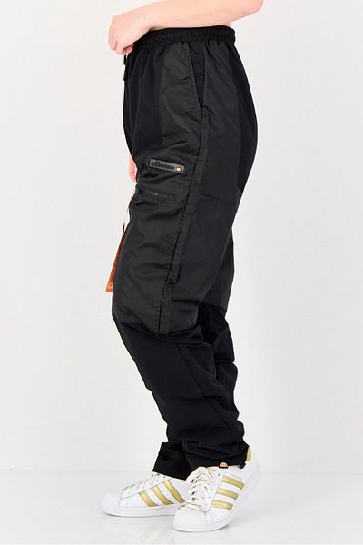 Ellesse Women Sportswear Fit Brand Logo Outdoor Sweatpants, Black