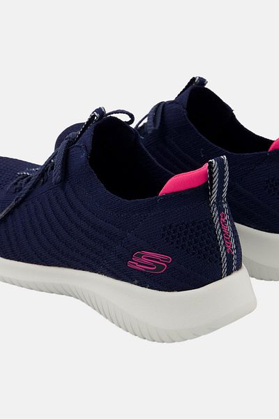 SKECHERS Women Lace Up Training Shoes, Navy Blue