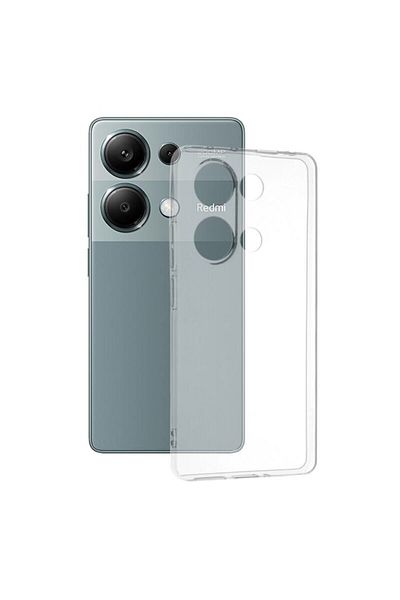 Dali Husa de protectie compatibila cu Xiaomi Redmi Note 13 Pro 4G/Poco M6 Pro 4G, Clear Silicone, Transpa