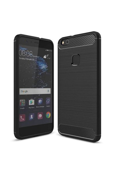 Dali Protective Case Compatible with Huawei P10 Lite, Carbon Silicone, Black