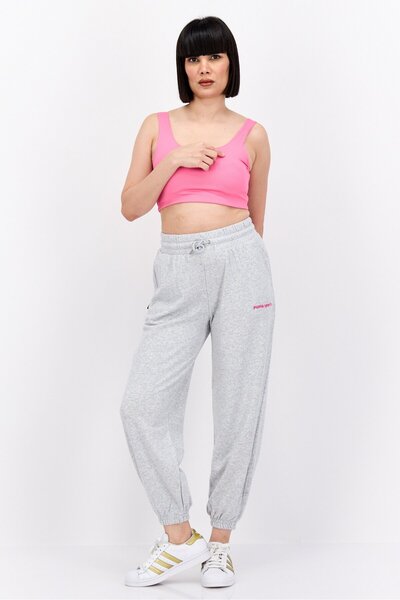 Puma Women Sportswear Fit Drawstring Outdoor Pants, Grey