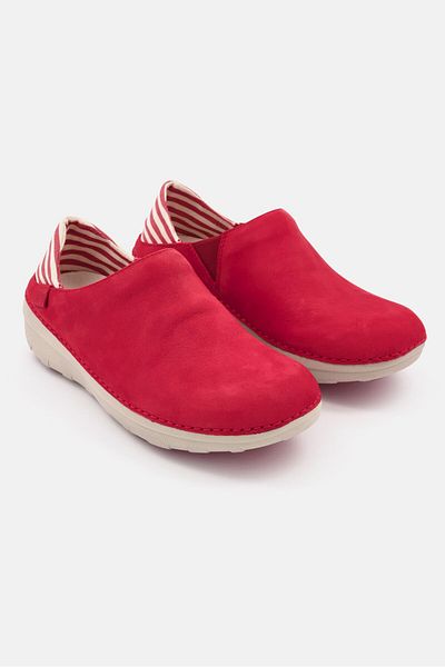 Fitflop Women Super Slip On Loafers, Classic Red