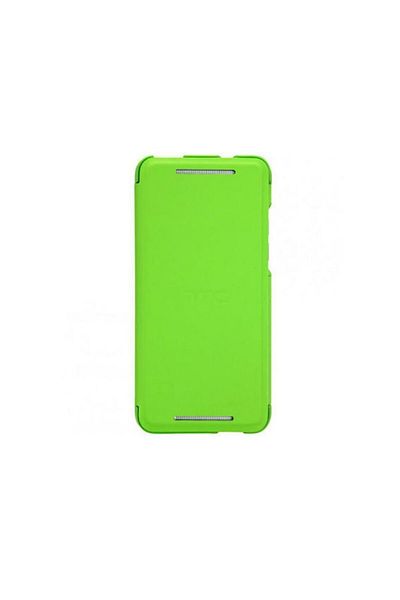 Dali Flip Cover Protective Case Compatible with HTC One Mini, Double Dip Flip Case, TPU, Neon Green