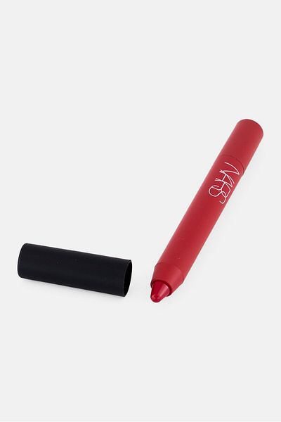 Nars قلم تحديد الشفاه باور مات 195 باللون الأحمر الداكن ميدنايت رايدر، 2.4 غرام