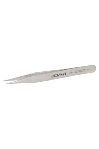 Dali Straight and Pointed Tweezers, 125mm, Antimagnetic, Stainless Steel, Silver