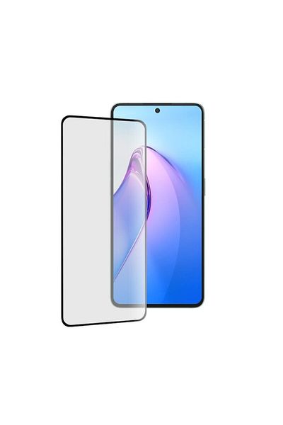 Dali Protective Screen for Oppo Reno 8 Pro, Full Glue Glass, 111D, Tempered Glass, Black-Transparent