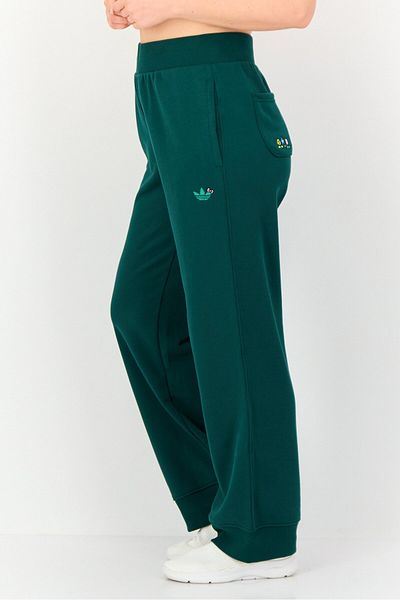 adidas Originals x Hello Kitty Women Sportwear Fit Running Sweatpants, Dark Green