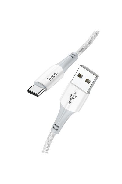 Hoco Cablu de încărcare și transfer de date, USB A la USB Tip-C, X70, 60W, 480Mbps, 1m, Alb