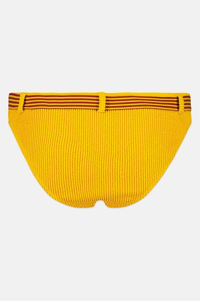 O'Neill Women Textured Sassy Cruz Bikini Bottom, Old Gold