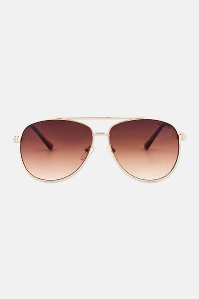 Tommy Hilfiger Women THO SIOBHAN OL415 Aviator Sunglasses, Gold