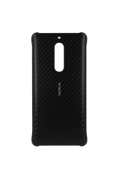 Dali Protective Case Compatible with Nokia 5, Carbon Fibre Case, TPU, Onyx Black