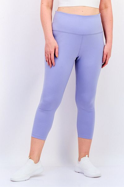 Nike Women Dri Fit Brand Logo Training Crop Tights, Light Lavender