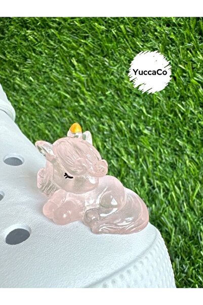 Crocs Unicorn Terlik Süsü/Üç Boyutlu Unicornlu Terlik Charmı/Hayvan Figür Jib...