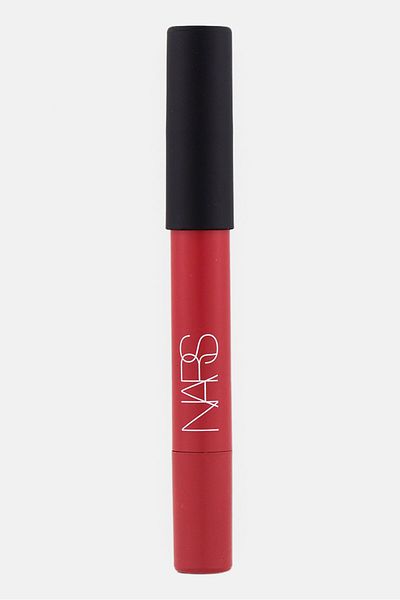Nars قلم تحديد الشفاه باور مات 195 باللون الأحمر الداكن ميدنايت رايدر، 2.4 غرام
