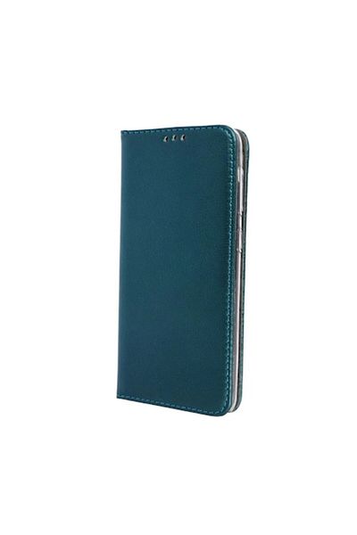 Dali Protective Flip Cover for Huawei Y6 2019, Smart Magnet, Textured, Dark Green