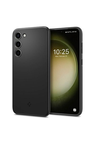 Dali Thin Fit Silicone Case, Black, for Samsung Galaxy S23