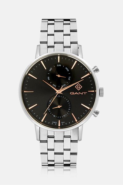 Gant Men G121004 Stainless Steel Analog Watch 42 mm, Silver