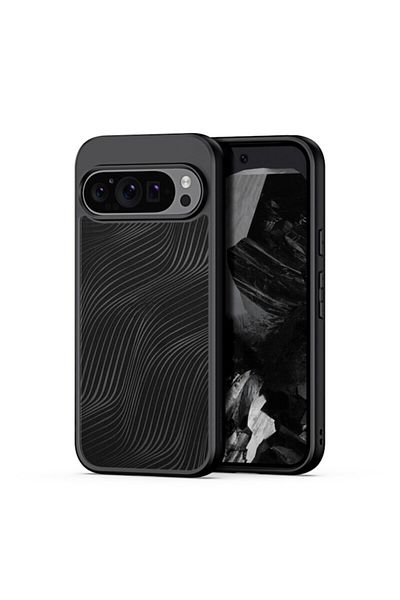 Dali Husă de protecție compatibilă cu Google Pixel 9/9 Pro, seria Aimo, margini negre ranforsate, TPU, Tran