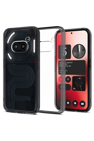Spigen Protective Case compatible with Nothing Phone 2a/2a Plus, Ultra Hybrid, reinforced edges, Bla
