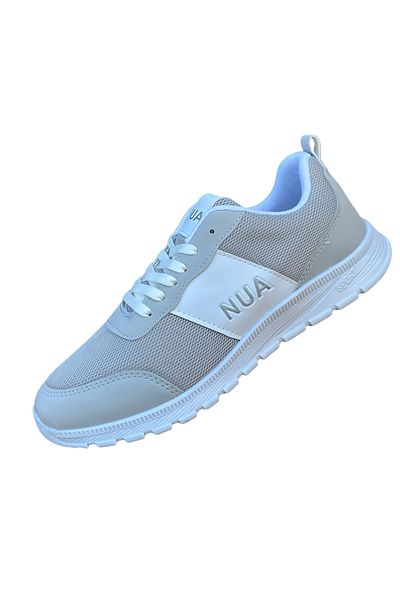 NUA 010 Mesh Fabric Non-Slip Sole Summer White Sports Shoes