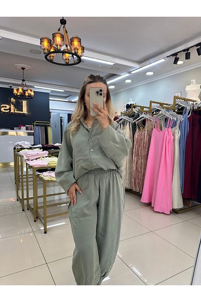 LİSAA BUTİK Women's Premium Shirt Pants Set