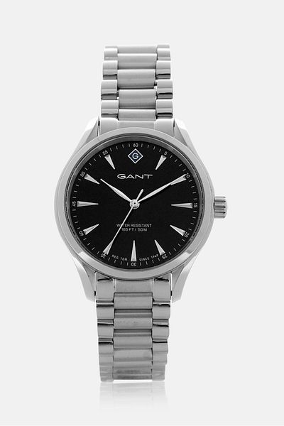 Gant Women G129002 Stainless Steel Watch 34mm, Silver