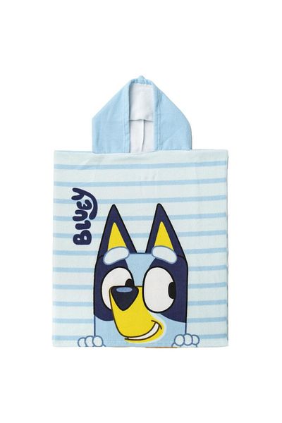 Dali Poncho for Kids, Bluey Model, Microfiber, 50x115cm, Multicolor