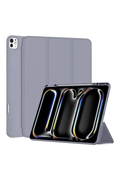 Dali Protective Flip Cover Case for Tablet Compatible with Apple iPad Pro 13 2024, Flex Trifold, with Sta