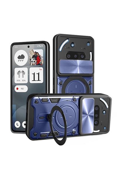 Dali Protective Case for Nothing Phone 3a - CamGuard Pro with Stand Ring, Camera Protection, Reinforced E
