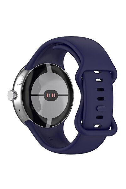 Danex Curea de ceas pentru Google Pixel Watch/Watch 2/Watch 3 41mm, Z56, silicon, albastru marin
