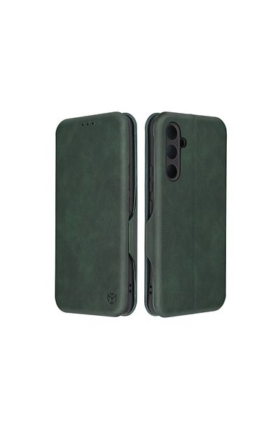Dali Protective Flip Cover for Samsung Galaxy S25 Plus, Safe Wallet Plus, Green