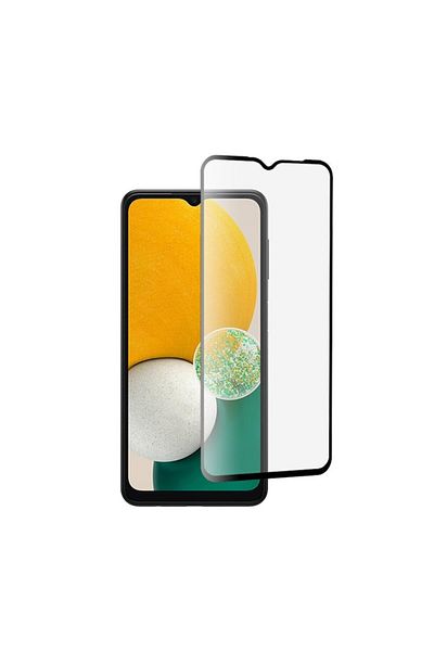 Dali Screen Protector compatible with Samsung Galaxy A13 5G, Tempered Glass, 2.5D, Black-Transparent