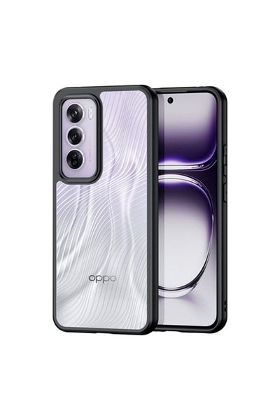 Dali Protective Case Compatible with Oppo Reno12 Pro, Aimo Series, Reinforced Edges, TPU, Transparent